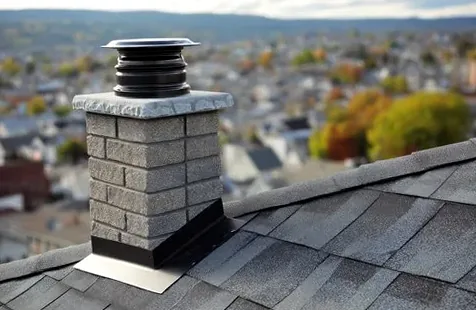 Chimney crown and cap in Genoa Township