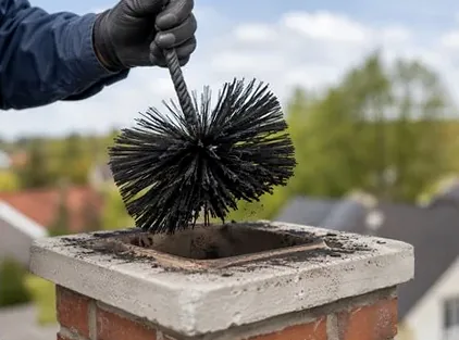 Brush in a clay flue in Worthington